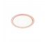 CUP & SAUCER-Vintage Coral Band w/Gold Trim