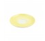 CUP & SAUCER-Pale Yellow w/White Handle
