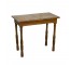 TABLE-SIDE-Stained Wood w/Turned Legs
