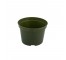 PLANT POT-Green Plastic w/Holes at Bottom