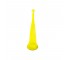 BUD VASE-Tall Swirled Yellow Art Glass