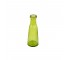 VASE-Translucent Green Glass Milk Bottle