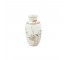 VASE-Tall Urn Shape/White Floral