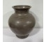 VASE-Round Brown Matte Glaze