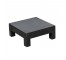 END TABLE-Black Square Wood