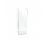 VASE-Tall Square Clear Glass W/ Green Hue
