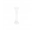 VASE-Clear Pressed Glass/Fluted Scalloped Edge