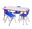 CHAIR-Kids Blue Plastic Stackable