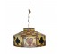 HANGING LAMP-Vintage Stained Glass Poker Card Deck Table Light