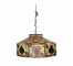 HANGING LAMP-Vintage Stained Glass Poker Card Deck Table Light