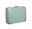 Powder Blue Vintage Hard Suitcase-Small