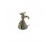 TREE TOPPER-Folk Art Gray Mouse