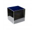 NAVY BLUE LUCITE CUBE-Large (5)Sided