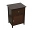 NIGHT STAND-Single Drawer & Door W/Silver Hardware