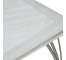 KITCHEN TABLE-White Laminate & Chrome Legs W/Leaf