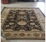 RUG (9 x12)-Persian/European Style- Ivory Border W/Black Center