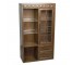 MCM OAK BOOKCASE-W/Door & (2) Drawers