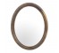 OVAL WALL MIRROR-Vintage Wood Frame