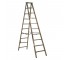 WOODEN "A" FRAME LADDER (112"H)