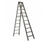 WOODEN "A" FRAME LADDER-(114"H)