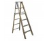 WOODEN "A" FRAME LADDER-(67"H)