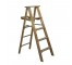 WOODEN "A" FRAME LADDER-(55"H)