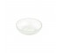 BOWL-Clear Ribbed Bowl w/Flower in Center