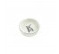 ASHTRAY-K Engraved in Center-White w/Blue Detailing