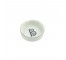 ASHTRAY-B Engraved in Center-White w/Blue Detailing