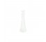 VASE-Clear Glass/Pressed Glass Design/Ruffled Edge