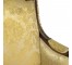 ARM CHAIR-Louis XV Style Gold Damask/Square Back