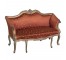 SETTEE-French Baroque, Gilt & Rust