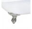 BATHTUB-Fiberglass Tub w/Silver Clawfoot