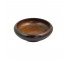 SERVING BOWL-Mahogany Wooden Serving Bowl on Low Pedestal