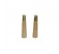 SALT/PEPPER-Wooden w/Gold Tip (Pair)