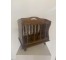 MAGAZINE RACK-Wooden Rack w/Turned Spindles