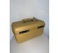 MAKE UP CASE-Vintage Yellow Samsonite w/Name Tag