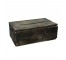 DARK WOOD CRATE-With Lid