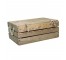 WOOD CRATE-Light Wood With Lid & Rope Hinges