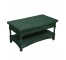 COFFEE TABLE-Green Wicker