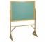 CHALKBOARD-Free Standing Light Wood W/Cork Board on One Side