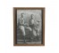 PRINT-Vintage Photo Cricket Players in Wooden Frame