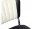 DINER CHAIR-Vintage Black & White W/Tufted Channel Back