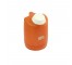 PLASTIC ORANGE THERMOS JUG-W/White Cap & Built In Handle