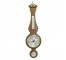 BAROMETER-Wall Hanging-(2) Dials & Thermometer
