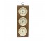 BAROMETER-Wooden Wall Hanging w/3 Dials