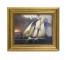 PAINTING-The Yacht "Magic" Defending America's Cup 1870