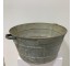 GALVANIZED WASH PAIL-Round With Handles