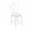 ICE CREAM CHAIR-White W/Heart Back