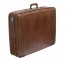 SUITCASE-Large Vintage Brown Alligator Print